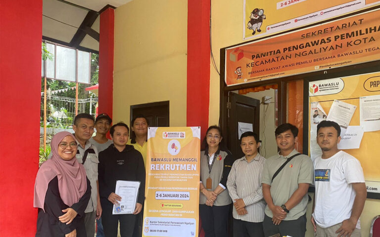 Sebanyak 5.529 Warga Semarang Daftarkan Diri Menjadi Pengawas TPS