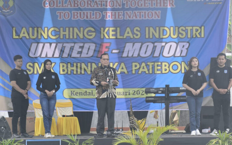 SMK Bhineka Gandeng United e-Motor Buka Kelas Industri Motor Listrik
