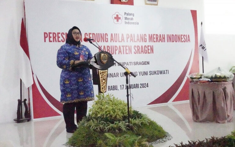 Bupati Sragen Dorong PMI Tingkatkan Inovasi Pelayanan Masyarakat
