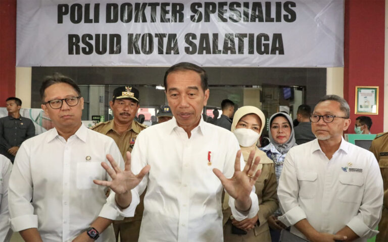Nana Dampingi Jokowi Cek Layanan Kesehatan RSUD Salatiga