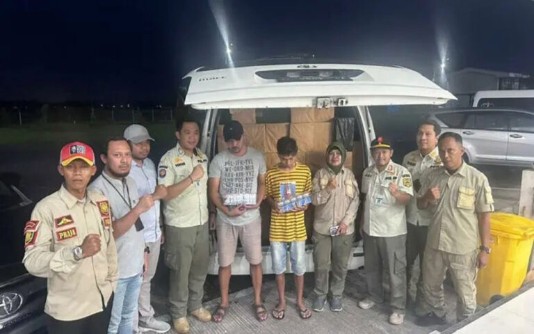 Satpol PP dan Bea Cukai Amankan Ribuan Batang Rokok Ilegal di Tol Pemalang