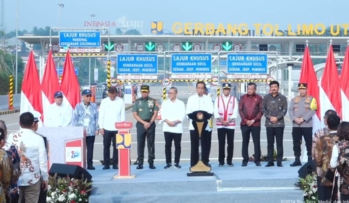 Jokowi Resmikan Tol Pamulang-Cinere-Raya Bogor