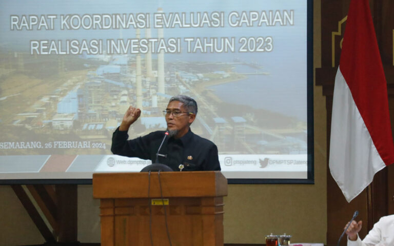 Investasi di Jateng Capai Rp77,02 Triliun Dengan Serap 280.643 Tenaga Kerja