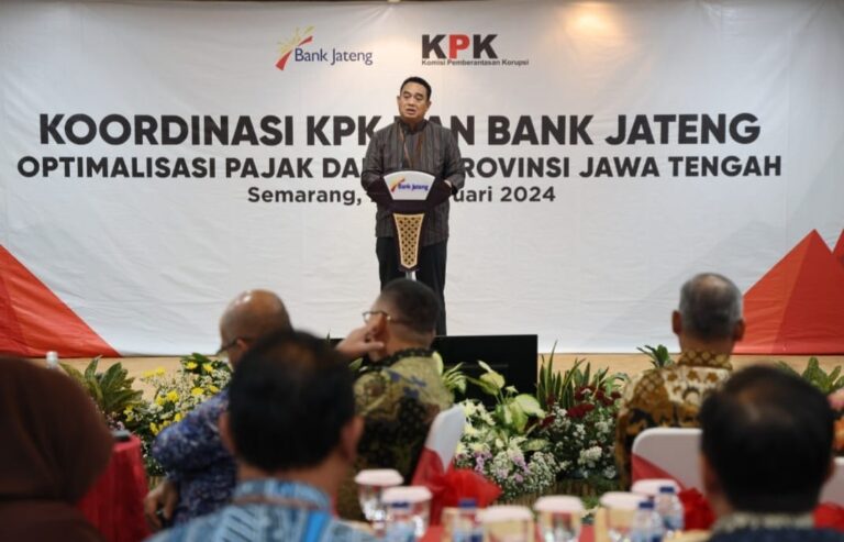 Bank Jateng Bersama KPK Tingkatkan Koordinasi Optimalisasi Pajak Daerah
