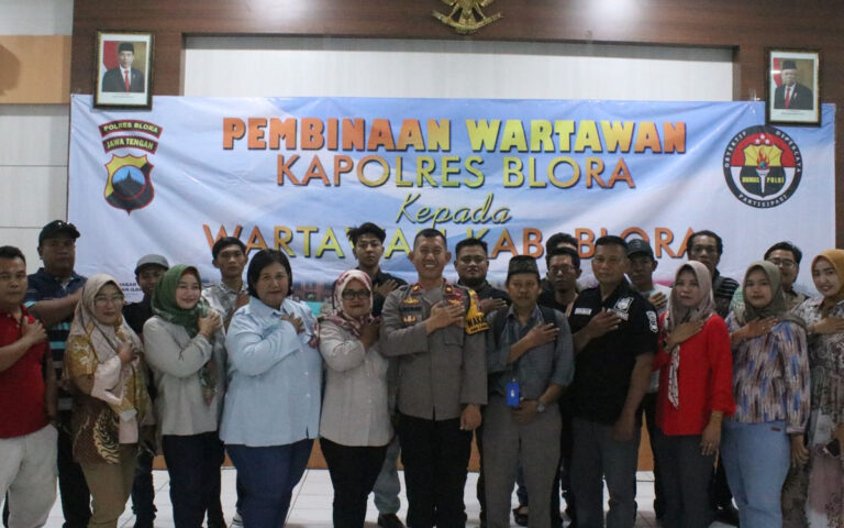 Gelar Jumat Curhat, Polres Blora Jalin Sinergi Dengan Wartawan