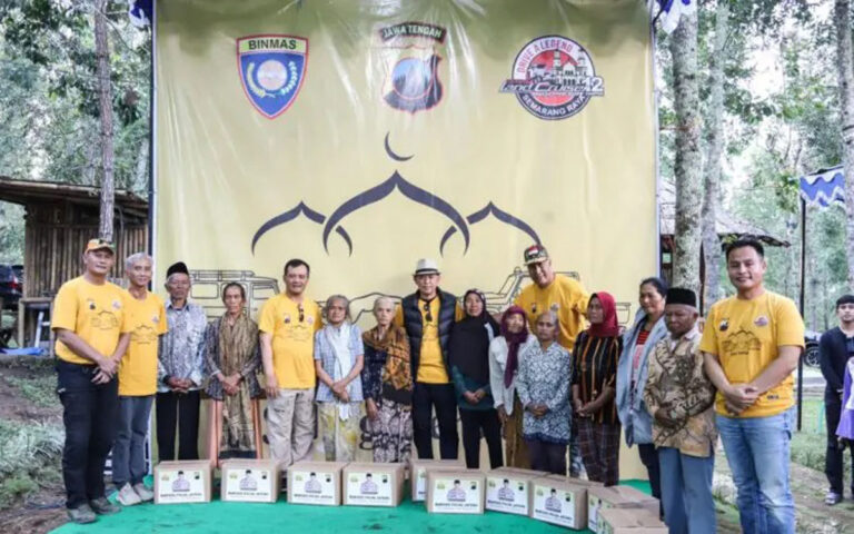 Kapolda Jateng Beri Bantuan Warga Lereng Gunung Merbabu
