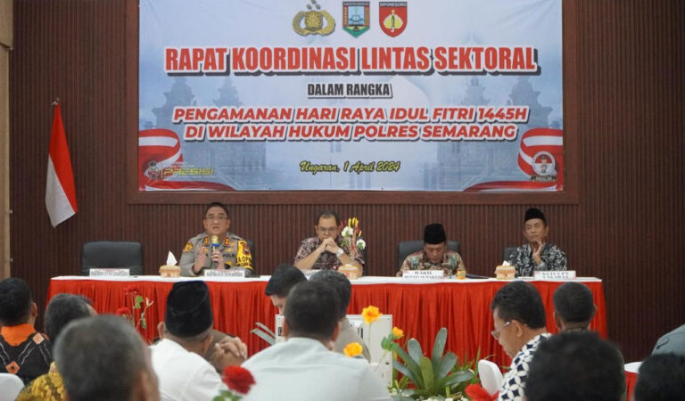 Persiapan Hadapi Arus Mudik, Polres Semarang Gelar Rakor Lintas Sektoral