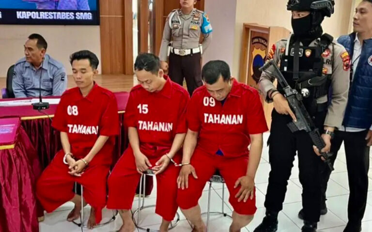 Polrestabes Semarang Berhasil Bekuk Tiga Kurir Narkoba