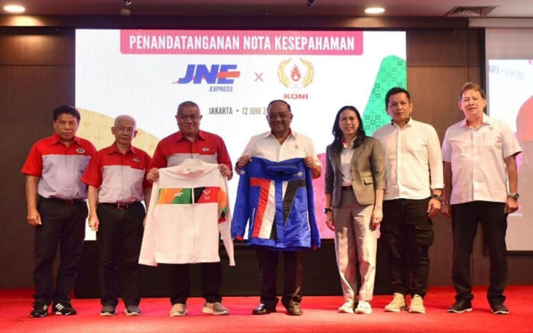 JNE dan KONI Realisasikan Kerjasama Pengembangan Olahraga Nasional