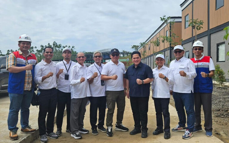 Erick Thohir Cek Kesiapan Jaringan Gas Pertamina di IKN