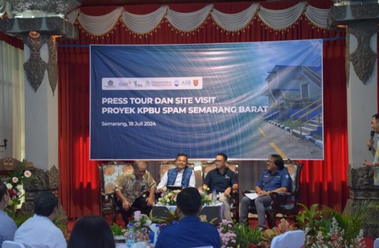 SPAM Semarang Barat Jadi Contoh Sukses Implementasi Skema KPBU
