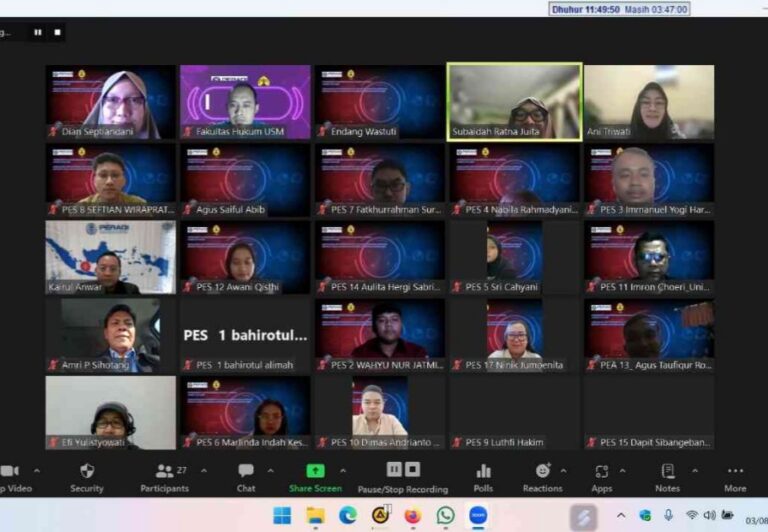 FH USM Bersama Peradi Gelar Pendidikan Khusus Profesi Advokat