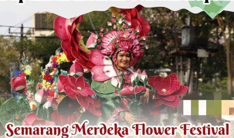 Semarang Merdeka Flower Festival Siap Meriahkan Kota Semarang Akhir Pekan Ini