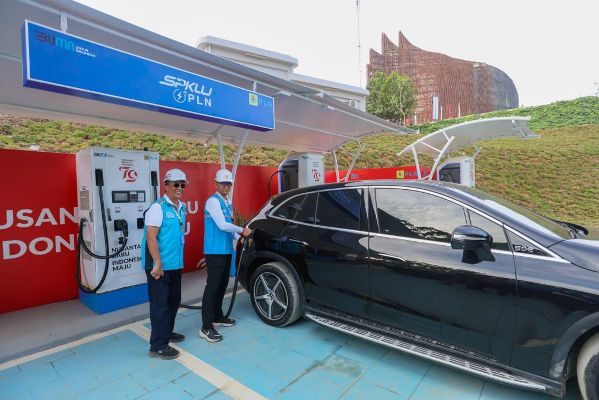 Sepanjang Gelaran HUT RI di IKN, 18 SPKLU PLN Layani 340 Pengisian Mobil Listrik
