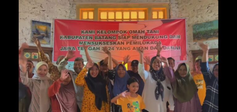 OMAH TANI Batang Siap Sukseskan Pilkada 2024 Aman dan Kondusif