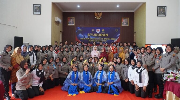 HUT Polwan ke-76, Kapolres Semarang: Menjadi Polwan Merupakan Profesi Mulia