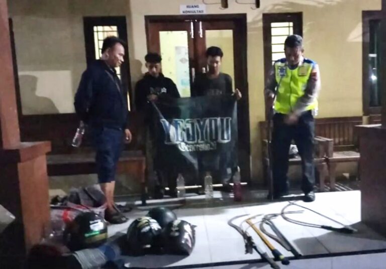 Polsek Genuk Berhasil Gagalkan Aksi Tawuran Gangster di Bangetayu