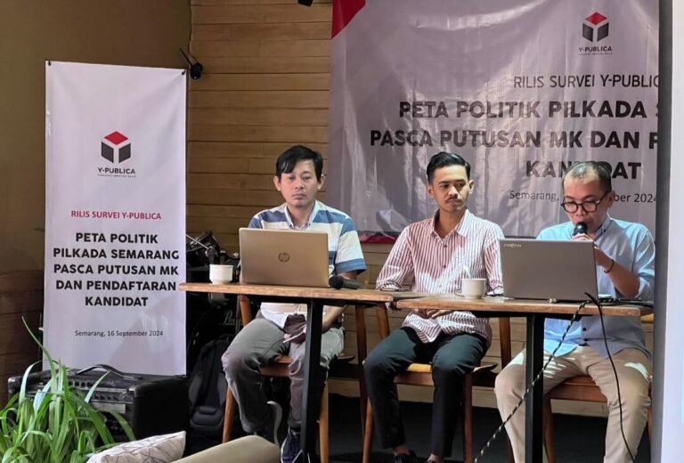Survei Y-Publica, Agustina-Iswar Unggul di Pilwakot Semarang Namun Undecided Voters Masih Tinggi