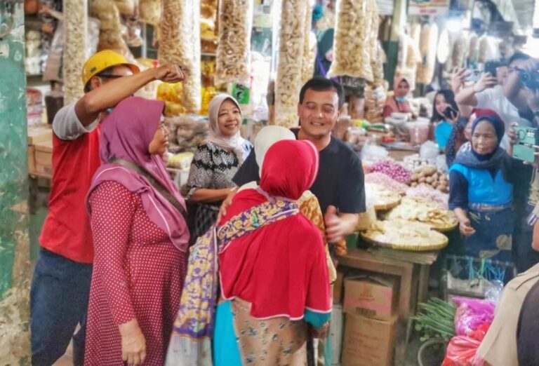 Cagub Ahmad Luthfi Gagas “Klaster Bakul Pasar”, Perkuat Daya Saing Online