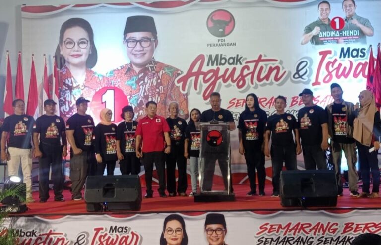 Ratusan Alumni SMK 05 Deklarasi Dukungan untuk Agustin-Iswar di Pilwalkot Semarang 2024