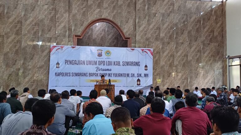 Hadir dalam Undangan Pengajian Umum Ahad Pagi, Kapolres Semarang Berikan Himbauan