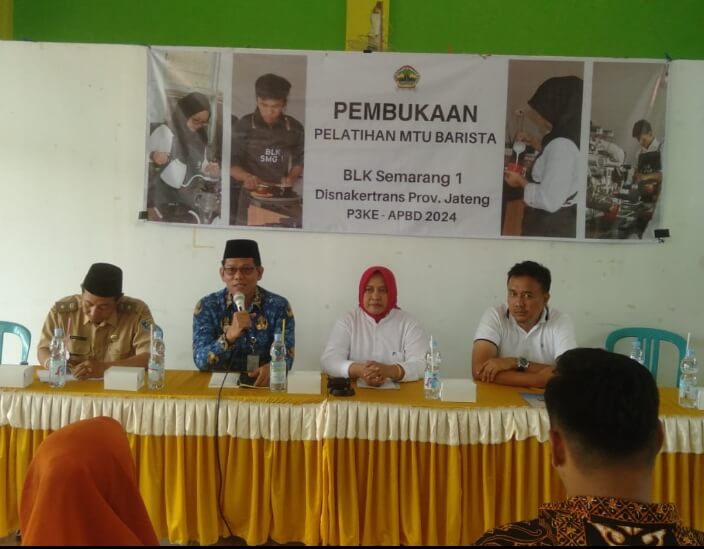 Disnakertrans Jateng Gelar Pelatihan MTU Barista di Desa Jragung, Karangawen