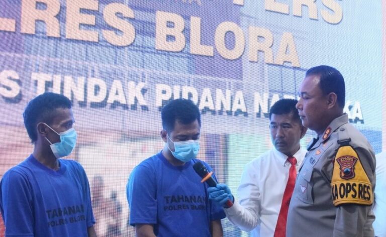 Dua Warga Kec Blora Diamankan Polisi, Diduga Pengedar Narkoba