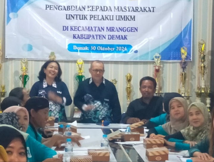 Fakultas Ekonomi USM Adakan Pelatihan UMKM di Mranggen