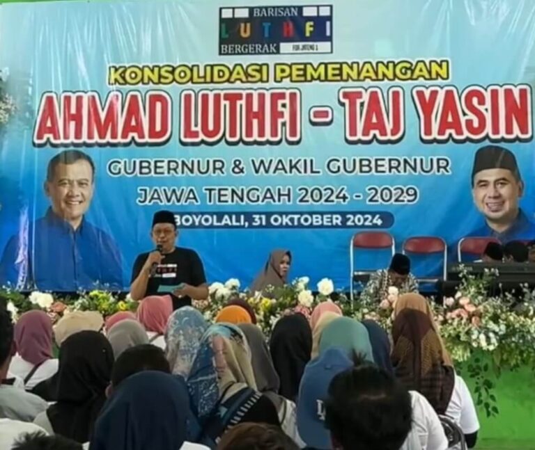 Ribuan Relawan Akar Rumput Boyolali Siap Menangkan Luthfi-Yasin