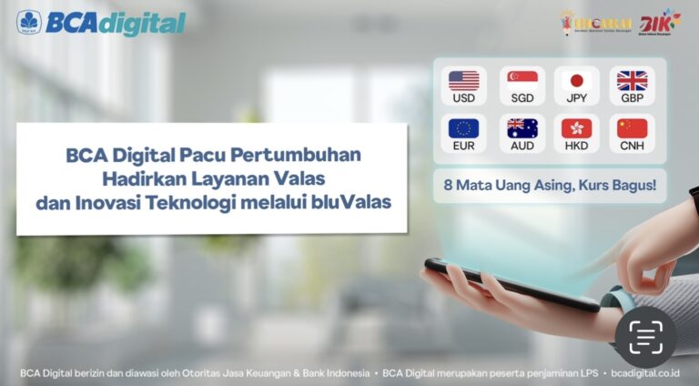 BluValas BCA Catatkan Pertumbuhan