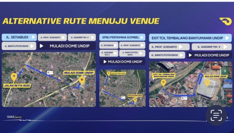 Rute Alternatif Menuju Lokasi GIIAS Semarang 2024