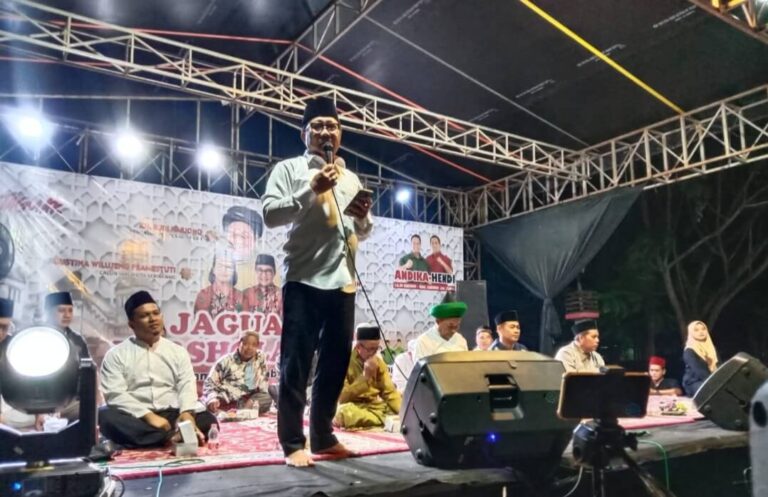 Jaguar Bersholawat, Deklarasi Dukungan untuk Agustin-Iswar dan Andika-Hendi