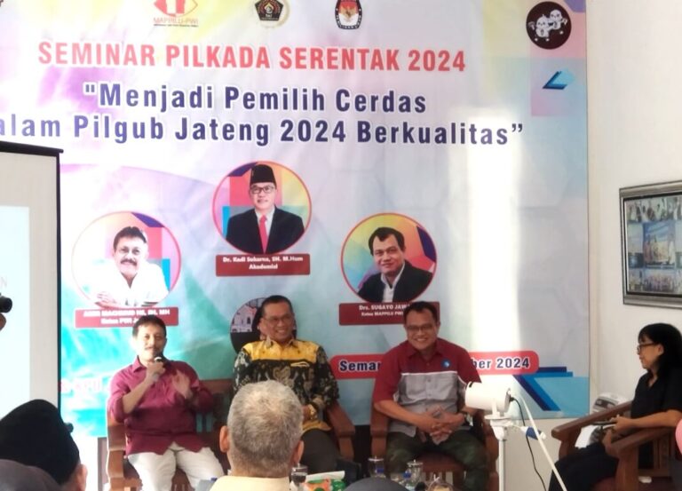Mappilu PWI Jateng Soroti Peran Media dan Kesadaran Pemilih dalam Pilkada Serentak 2024