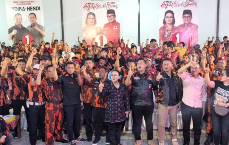 Ribuan Kader PP Kota Semarang Deklarasi Dukung Agustin-Iswar: Diminta Ikut Sosialisasikan ke Masyarakat Sekitar