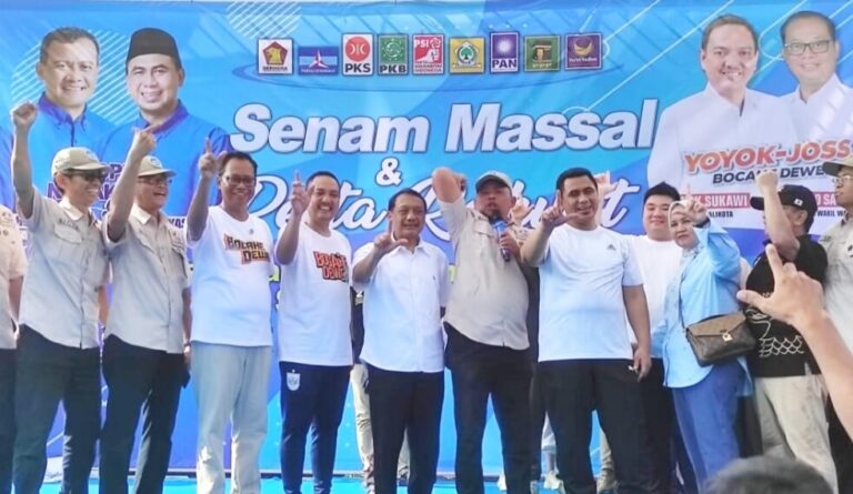 Ribuan Peserta ikuti Senam Massal Deklarasi Pemenangan 02 di Kota Semarang 
