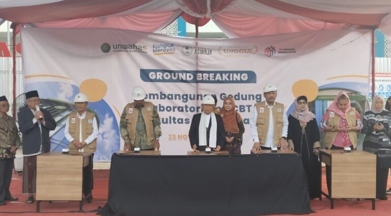 Dukung Fasilitas Pembelajaran Modern, Unwahas Semarang Bangun Gedung Laboratorium CBT Terpadu