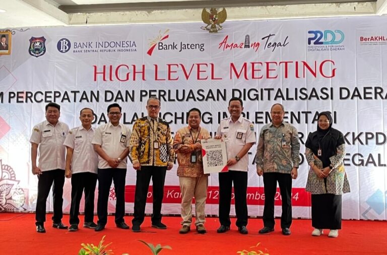 Bank Jateng Dukung Digitalisasi Pemkot Tegal dengan Launching KKI