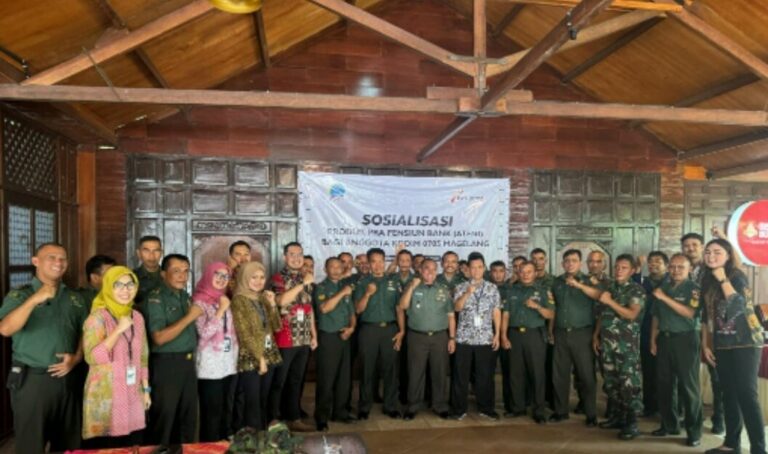 Bank Jateng Sosialisasikan Produk Pra Pensiun kepada Anggota Kodim 0705 Magelang