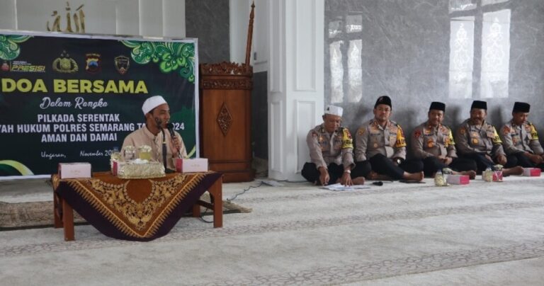 Doa Bersama Polres Semarang untuk Pilkada yang Aman dan Damai