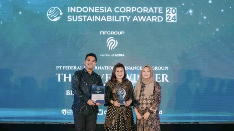 FIFGROUP Sabet Tiga Penghargaan dalam Indonesia Corporate Sustainability Award 2024