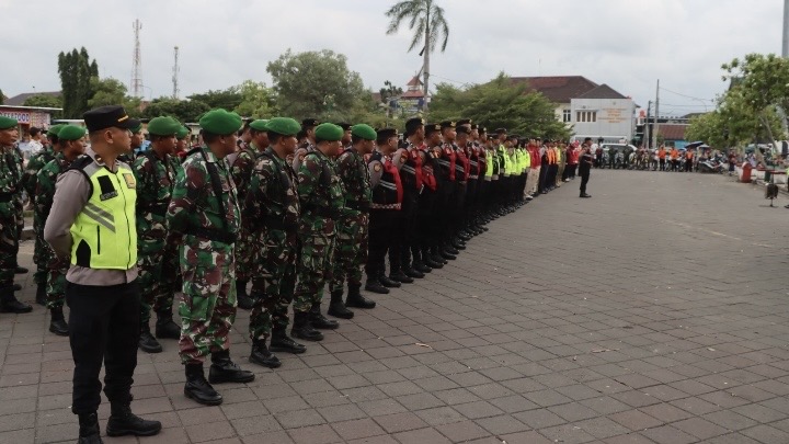 Ratusan Personel Gabungan Dikerahkan Pengamanan di Demak