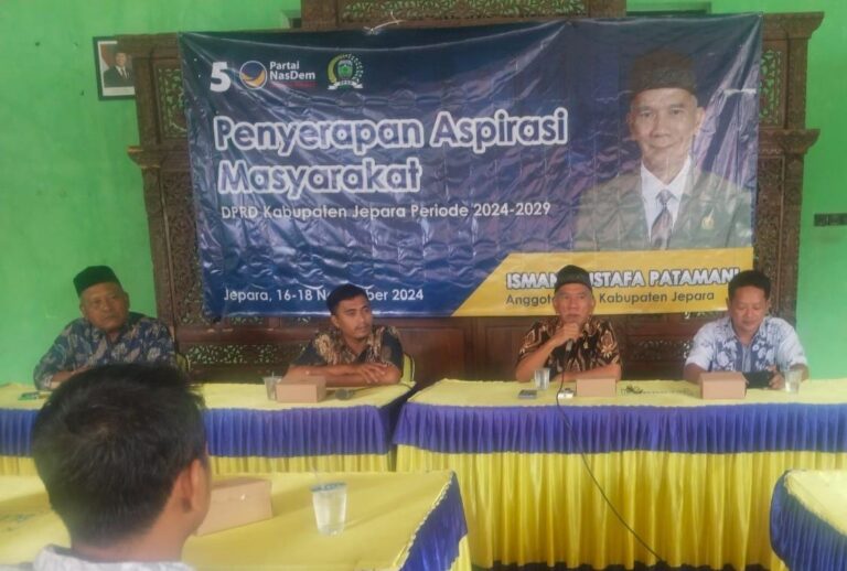 Isman Mustafa Patamani: Suara Masyarakat Menjadi Salah Satu Unsur Penentu Pembangunan