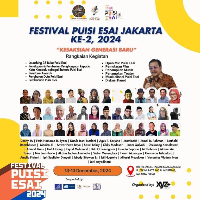 Dua G Wakili Jateng dalam Festival Puisi Esai Jakarta II