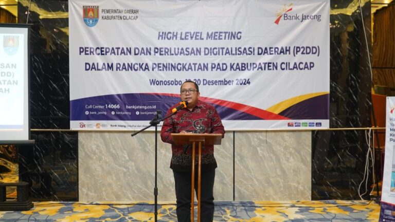 Bank Jateng dan Pemkab Cilacap Bahas Digitalisasi Pajak di HLM 2024
