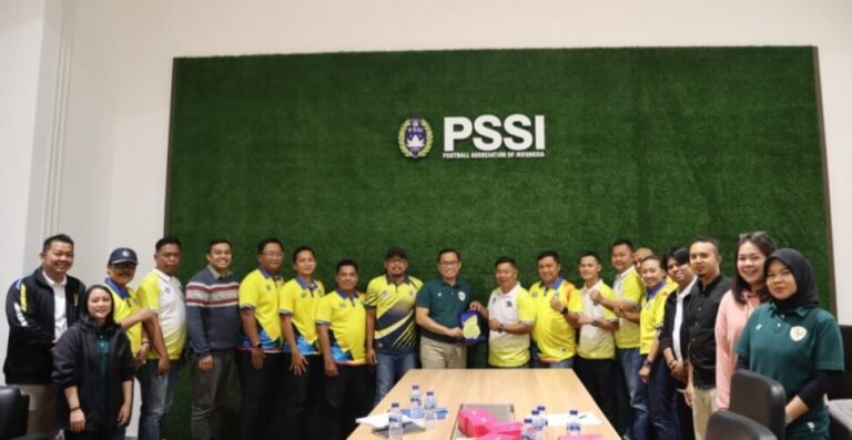 PSSI Terima Kunjungan Delegasi Asosiasi Kabupaten Bintan untuk Bahas Pengembangan Sepakbola
