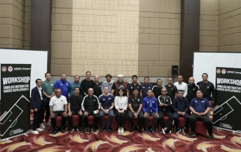 PSSI Gelar Workshop Simulasi Instruktur Kursus Kepelatihan Lisensi D di Bogor