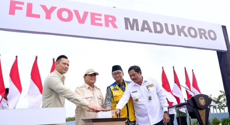 Presiden Prabowo Resmikan Flyover Madukoro: Percepat Konektivitas dan Dorong Pembangunan Ekonomi