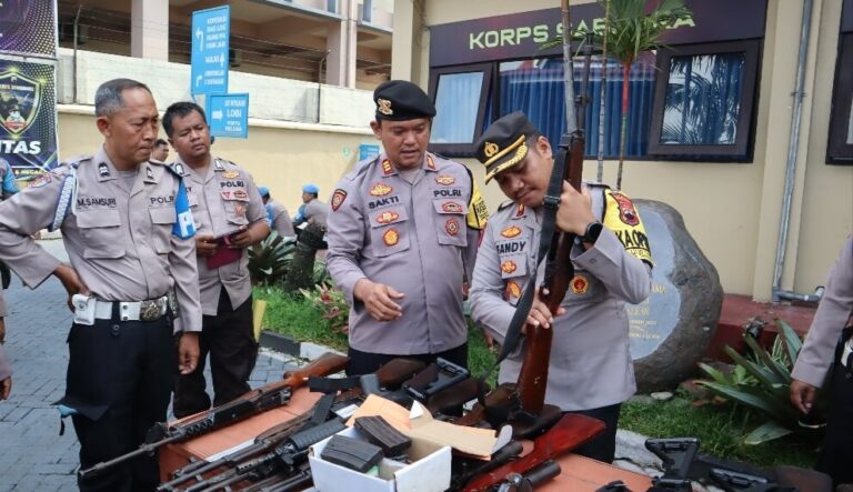 Cegah Penyalahgunaan Senpi Dinas, Polres Semarang Gelar Pemeriksaan