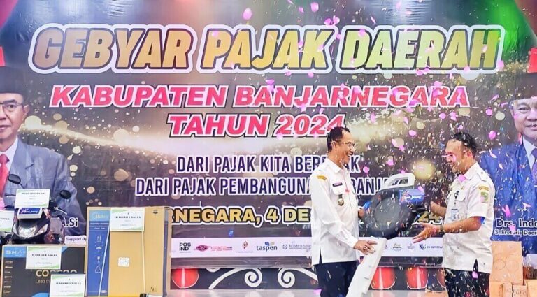Bank Jateng Apresiasi Wajib Pajak dalam Gebyar Pajak Daerah Banjarnegara 2024