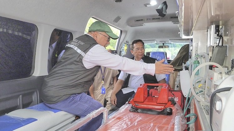 Posko Kesehatan Kemenkes Sediakan Cek Kolesterol dan Asam Urat